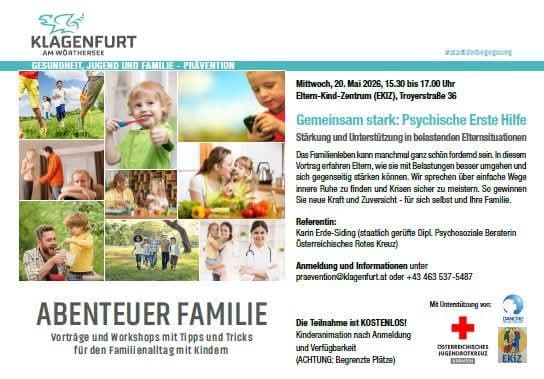 Kostenloser Workshop - Gemeinsam stark! Psychische Erste Hilfe