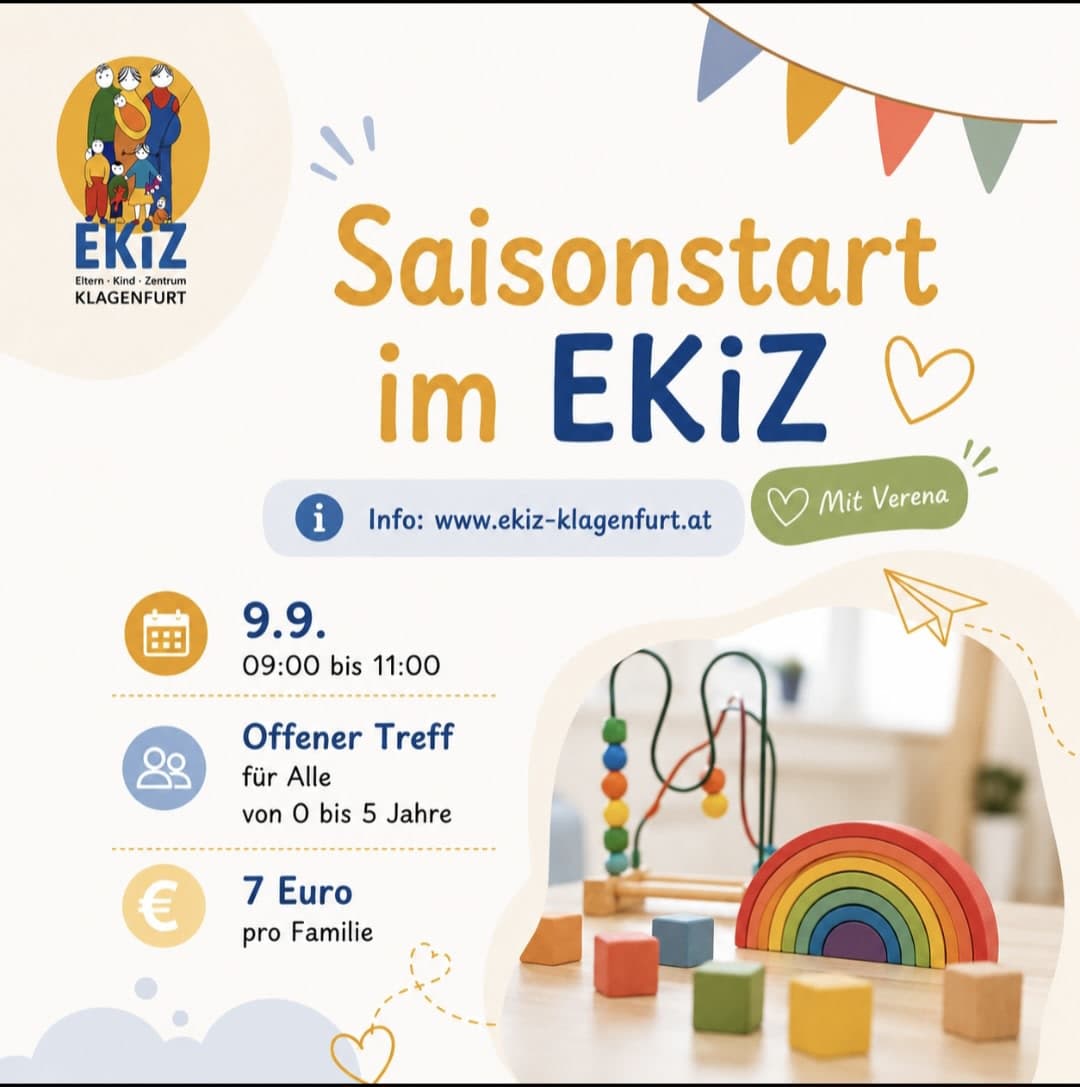 Saisonstart im ekiz - offener Treff 0 bis 5 Jahre