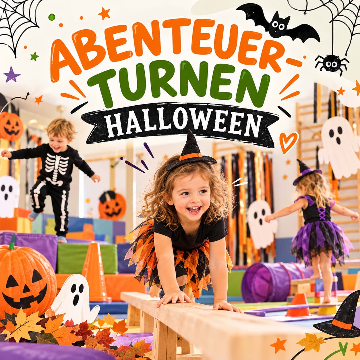 Abenteuer Halloweenturnen 2 bis 4 Jahre